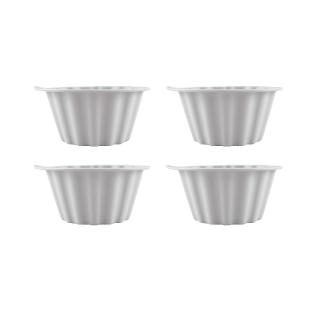【Silipot】韓國頂級鉑金矽膠烘焙模具M 4入(蛋糕模具 果凍、布朗尼、布丁模具)