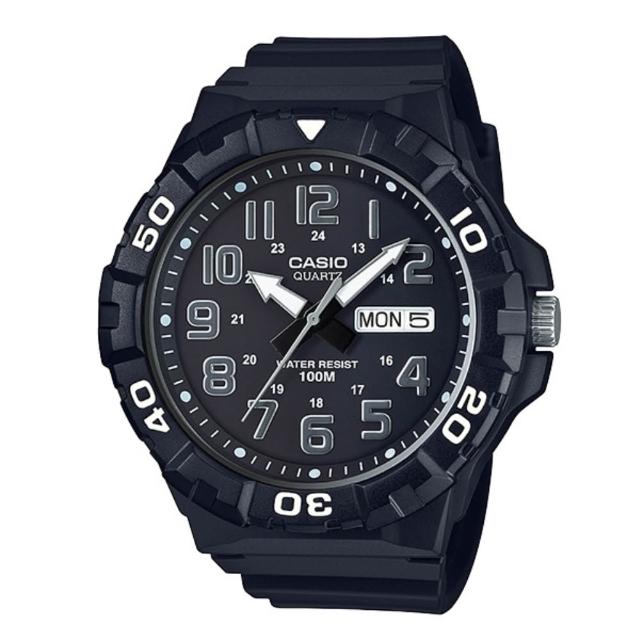 【CASIO 卡西歐】大錶面指針錶(MRW-210H)