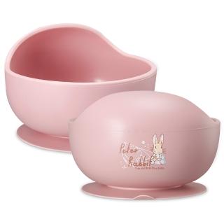【奇哥】比得兔 矽膠吸盤碗/兒童餐具/學習餐具服(2色選擇)