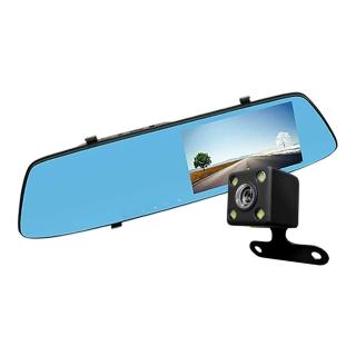 【Senho 森活科技】D1 後視鏡1080P 行車記錄器 汽車行車紀錄器(內附贈32G高速記憶卡)