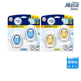 【風倍清】浴廁用防霉防臭劑/芳香劑 2入裝(柔和花香/清新柑橘)
