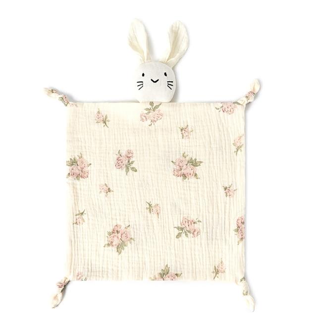 【Kori Deer 可莉鹿】純色質感小動物純棉紗布安撫巾(寶寶玩具安撫玩偶)