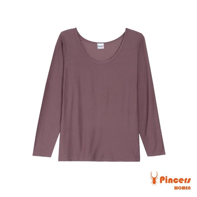 【Pincers 品麝士】3入組 女暖絨科技圓領保暖衣 刷毛發熱衣 衛生衣(M-XL)