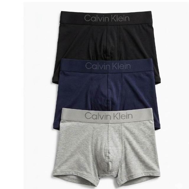 【CALVIN KLEIN】CK男內褲 超細纖維合身短版 低腰男四角內褲 3件組(CK內褲-多款任選)