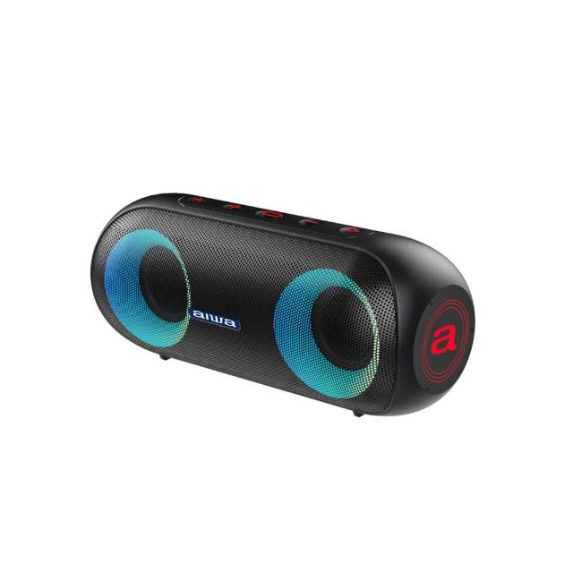 【aiwa 日本愛華】BST-650 便攜式藍芽喇叭(日式美學/RGB燈效)