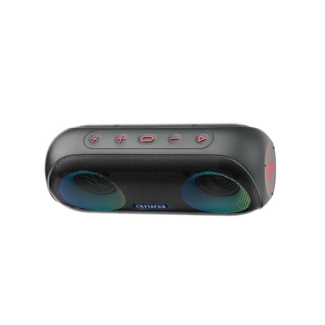 【aiwa 日本愛華】BST-650 便攜式藍芽喇叭(日式美學/RGB燈效)