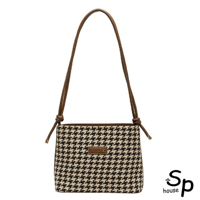 【Sp house】流行尖端圖示側肩斜背女用流行包(2款2色可選)