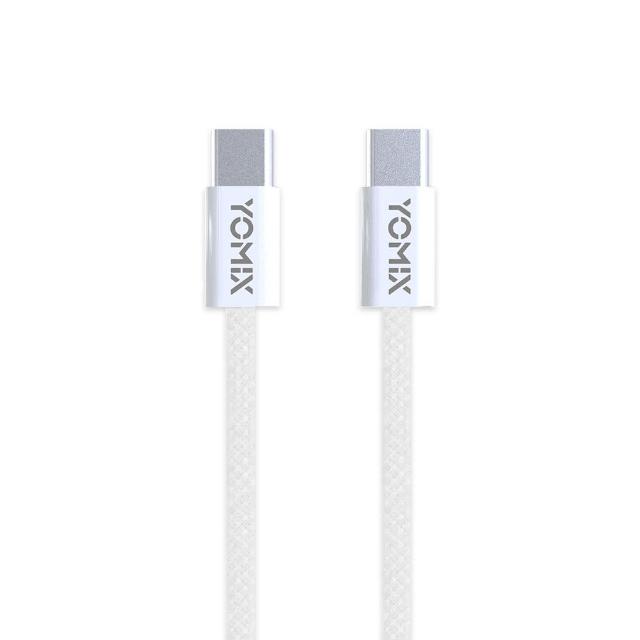 【YOMIX 優迷】2入組★1.5M USB-C to USB-C 60W編織快充充電傳輸線(筆電/Android/Switch/支援iphone17快充)