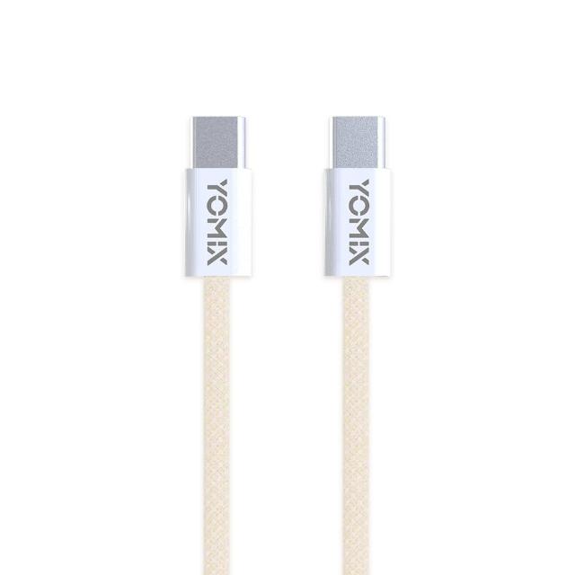 【YOMIX 優迷】2入組★1.5M USB-C to USB-C 60W編織快充充電傳輸線(筆電/Android/Switch/支援iphone17快充)
