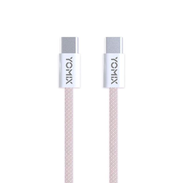 【YOMIX 優迷】2入組★1.5M USB-C to USB-C 60W編織快充充電傳輸線(筆電/Android/Switch/支援iphone17快充)