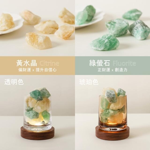 【SPANCONNY 飾品控】多款水晶自由選 l 黑胡桃木燈座 l 水晶氣氛燈(桌燈/小夜燈/水晶燈)