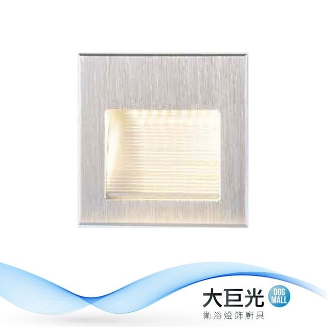 【大巨光】時尚風- LED 3W 崁入型壁燈-小(MG-3714A/MG-3714B/MG-3714C)