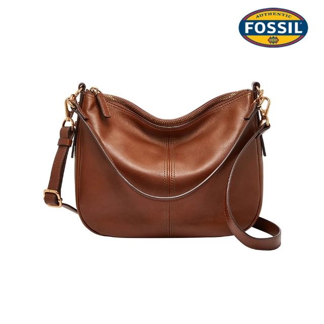 【FOSSIL】Jolie 真皮新月斜背包 (多色可選)
