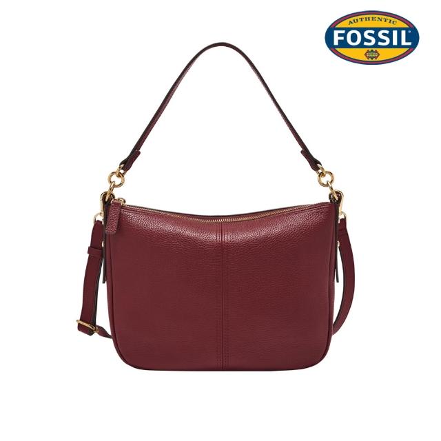 【FOSSIL】Jolie 真皮新月斜背包 (多色可選)