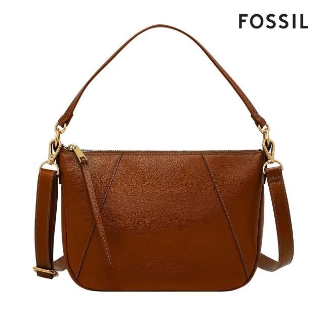 【FOSSIL】經典百搭真皮斜背包/兩用包 送禮推薦 (多款任選)