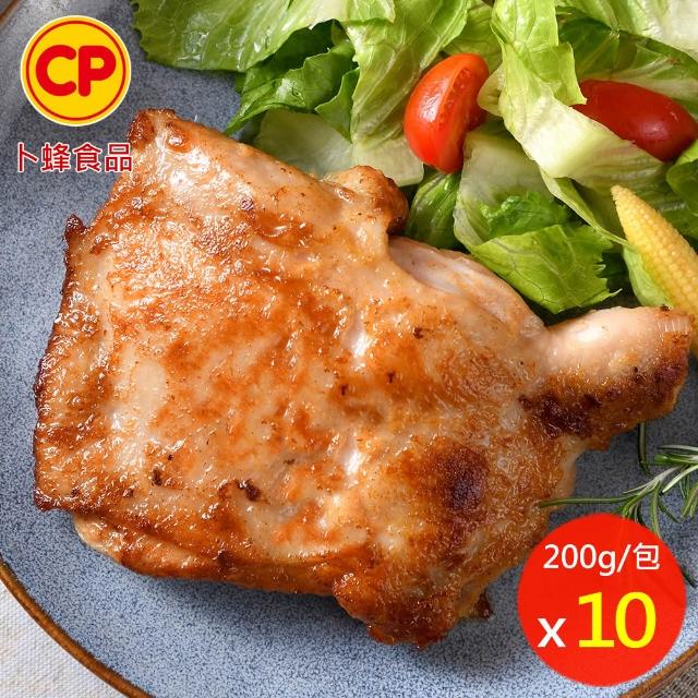 【卜蜂】超霸腿腿 醃漬去骨雞腿排 原味/蒜味/脆皮/蜜汁/黑胡椒/青花椒 任選10包(200g/包_ITI一星獎)