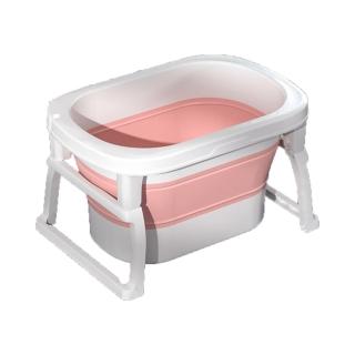 【諾必行】家用大號兒童洗澡桶寶寶沐浴桶可摺疊坐躺(小孩泡澡遊泳桶/嬰兒洗澡盆/澡盆/浴盆/浴桶)
