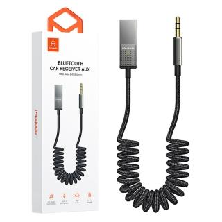 【Mcdodo麥多多】AUX車用藍牙5.1接收器(汽車藍芽適配器 車用音響傳輸器 音源線 音樂傳輸 藍芽連接器)