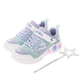 【SKECHERS】女童鞋系列 燈鞋 PRINCESS WISHES(302686LLVMT)