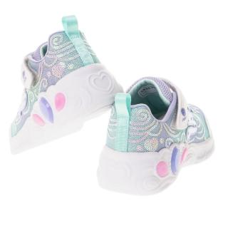 【SKECHERS】女童鞋系列 燈鞋 PRINCESS WISHES(302686LLVMT)