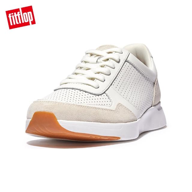 【FitFlop】ANATOMIFLEX MENS LEATHER-MIX SNEAKERS 運動風繫帶休閒鞋-男(三色)