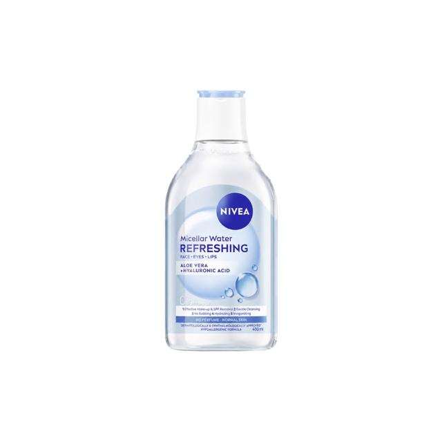 【NIVEA 妮維雅】卸妝水400ml全系列X2入(/B5卸妝水/舒敏/水潤/敏感肌適用)