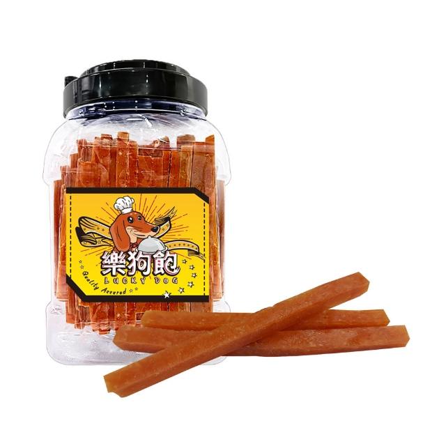 【Lucky Dog 樂狗飽】犬用機能肉乾條家庭號900g(雞肉乾/牛肉乾/寵物零食/狗零食)