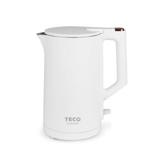 快煮壺 【TECO 東元】316不鏽鋼雙層防燙快煮壺(XYFYK1513W)