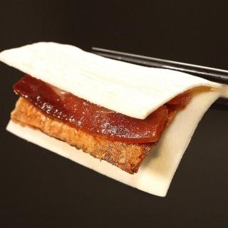 【秘傳美食料理】富貴雙方蜜汁火腿四方夾餅2包附贈桂花蜜(600g每包10套入 微波美食除夕年菜伴手禮)