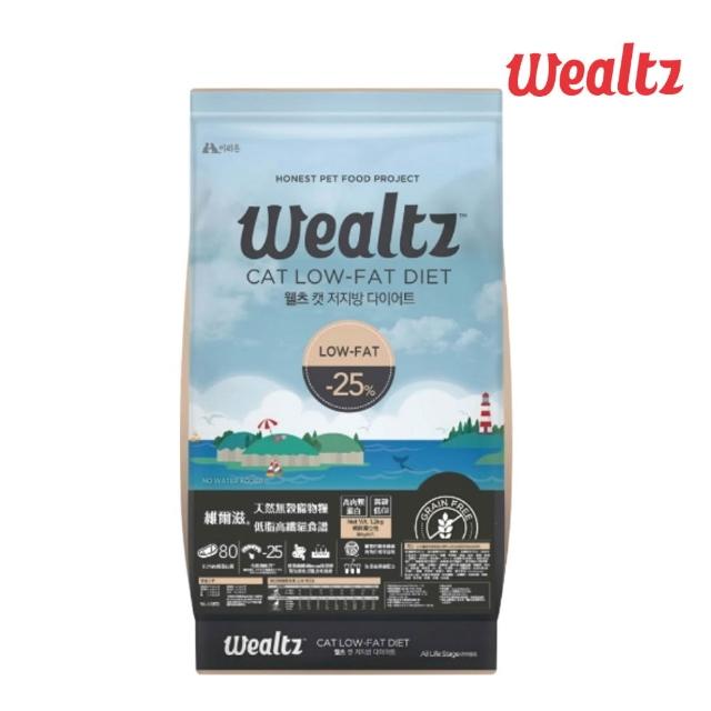 【Wealtz 維爾滋】天然無穀寵物貓糧 6kg/包（300g*20EA）（化毛貓｜全齡貓鮭魚｜低脂高纖）(貓飼料)