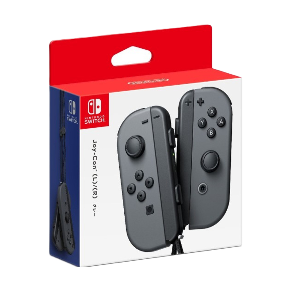 【Nintendo 任天堂】原廠周邊Switch Joy-con控制器灰黑配色手把