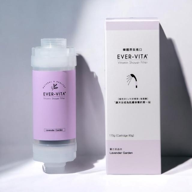 【韓國進口 EVER-VITA】除氯香氛蓮蓬頭濾芯(三入組)(5款香味任選)