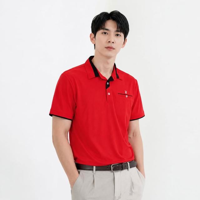 【遊遍天下】男款抗UV防曬速乾吸濕排汗機能POLO衫GS1037(M-6L 大尺碼)