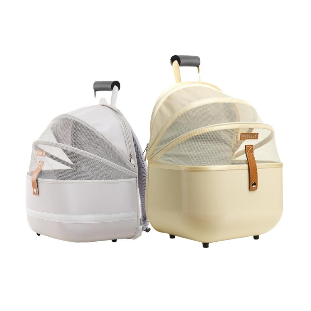 【Petvibe寵趣生活】Petseek寵覓輕便透氣寵物外出包(太空包/貓背包/貓咪後背包/貓外出包/寵物外出背包)