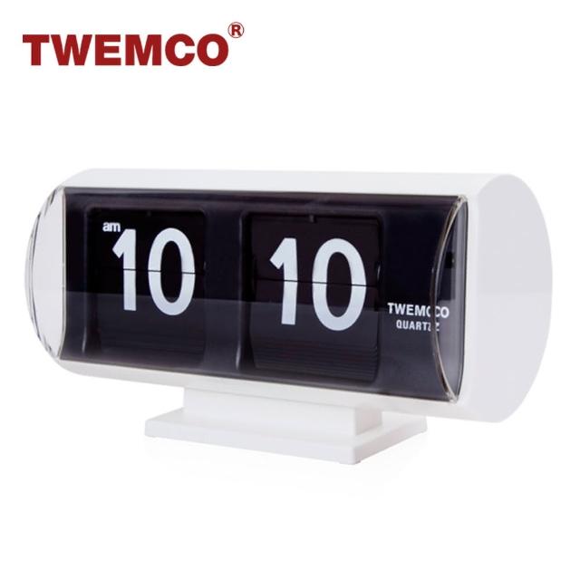 【TWEMCO】QT-30T 翻頁鐘 時鐘 復古半圓(共5色)
