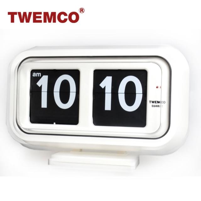 【TWEMCO】BQ-58 翻頁鐘 時鐘 桌放 壁掛兩用(共2色)