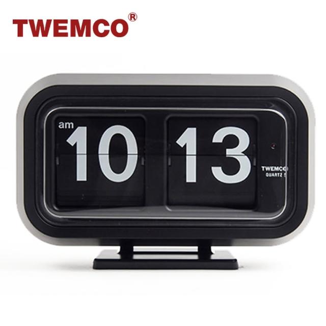 【TWEMCO】BQ-58 翻頁鐘 時鐘 桌放 壁掛兩用(共2色)