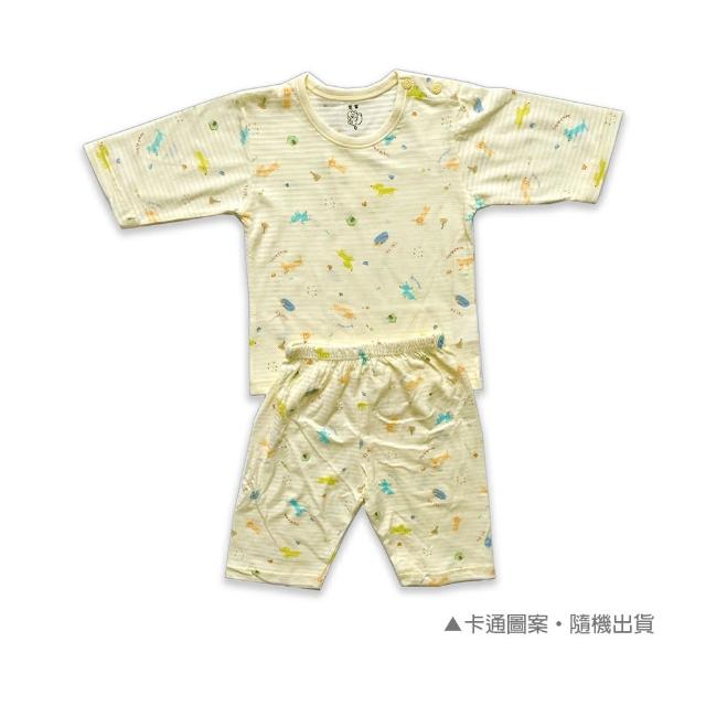 【Oluna 歐露娜】童馨 薄棉透氣款 七分袖褲套裝(小孩睡衣 七分袖 七分褲 寶寶七分褲 兒童七分褲)