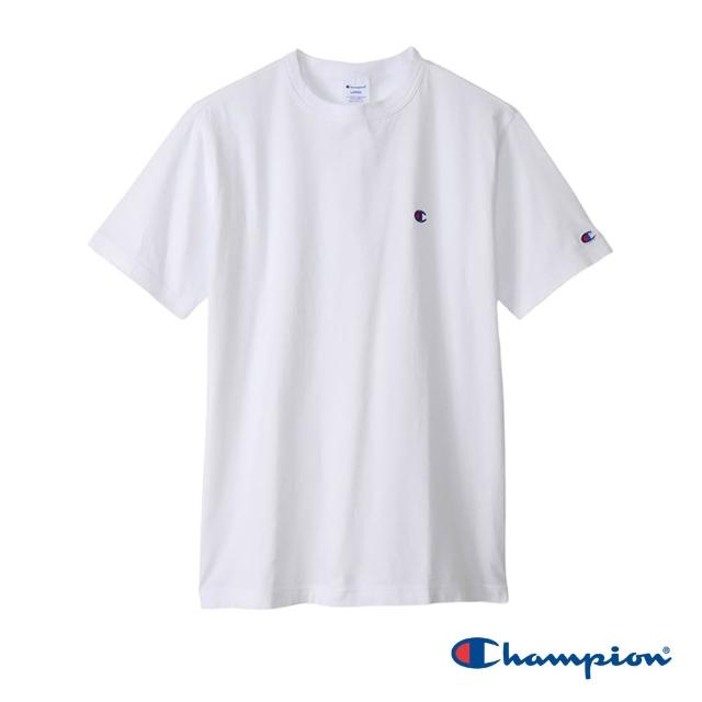 【Champion】官方直營-經典刺繡LOGO素色短袖Tee-男(8色-日規)