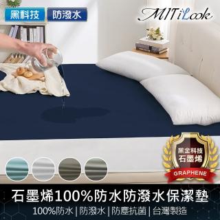 【MIT iLook】石墨烯100%防水+防潑水平單式保潔墊(不單賣子品)