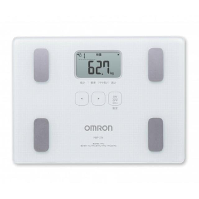 【OMRON 歐姆龍】體重體脂計 HBF-216 三色可選
