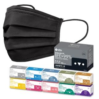 11261223 OL 【MEDTECS 美德醫療】10盒組 美德醫用口罩(50片/盒 成人口罩/小臉口罩/大兒童口罩)