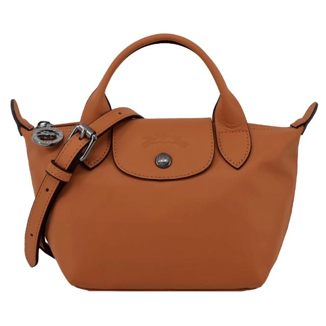 【LONGCHAMP】LE PLIAGE XTRA系列牛皮手提/斜背兩用水餃包(迷你/多色選)