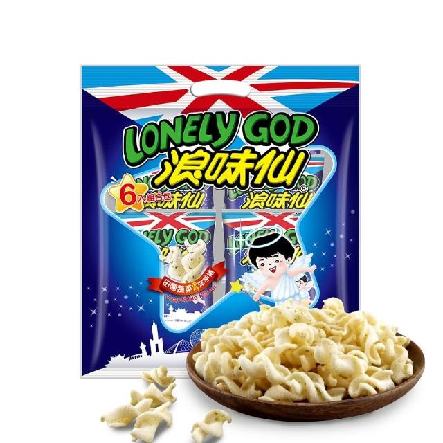 【浪味仙】LONELY GOD 浪味仙洋芋組合包 96gx2包 (田園蔬菜口味/本味海苔口味可選)