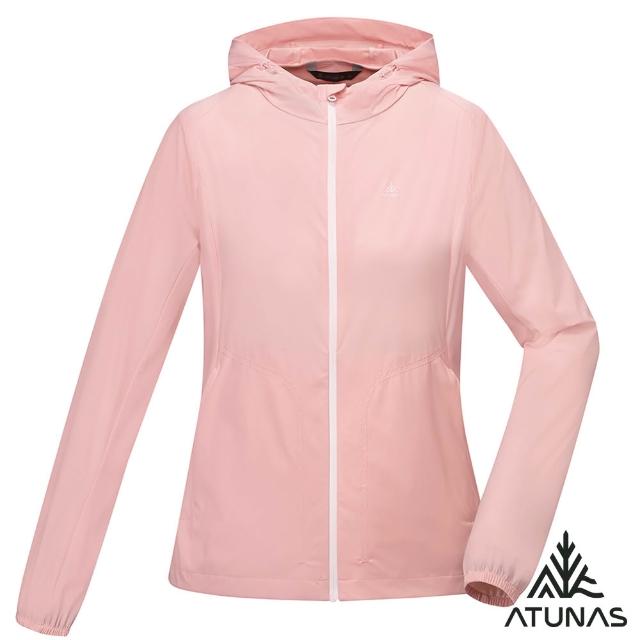 【ATUNAS 歐都納】女男款防曬透氣輕薄風衣連帽外套(A8GA2308M/A8GA2309W/戶外休閒/大尺碼)