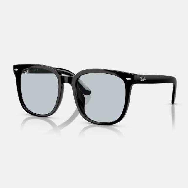【RayBan 雷朋】方形膠框抗UV太陽眼鏡(RB4401D-601/87、601/71、601/85、601/74、601/72 57mm)