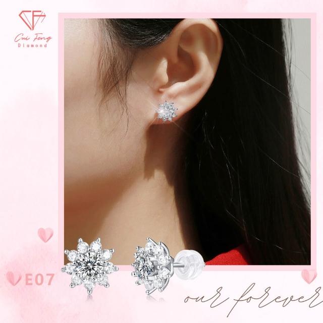 【CF Diamond】七夕情人節|送禮首選 精美鑽飾 (莫桑鑽 1克 鑽石 項鏈 女戒 戒指 生日禮物 求婚)