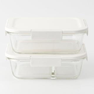 【MUJI 無印良品】耐熱玻璃便當盒/小