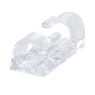 11338999 OL 【JOHN HOUSE】透明電線固定器 20個裝 理線器 集線器 延長線收納 插頭掛(大號)