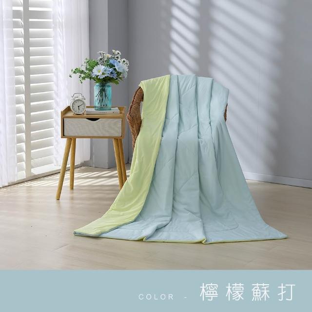 【ISHUR 伊舒爾】玩色雙面冰凍被1入 5x6尺(贈室內擴香組1入/涼被/夏被/多款任選)